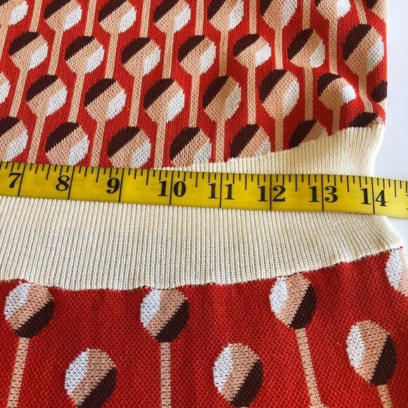 Eva Mendes New York & Company Minimalist, Preppy Fit & Flare Sweater Dress Sz M - Picture 11 of 13